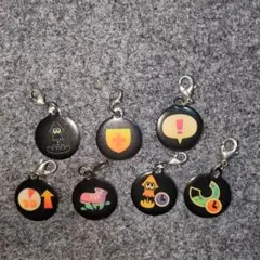 スプラトゥーン　イカしたギアパワー メタルチャーム 7個セット