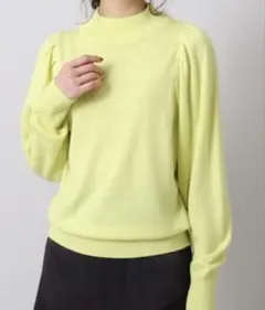 アンタイトル　ニット セーター ウール カシミヤ 袖コンシャス　ハイネック