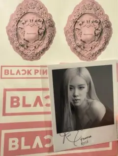 BLACKPINK ROSE（ロゼ）ポラロイド トレカとシール付