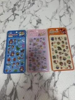 ディズニー ぷくぷくシール3枚セット♡