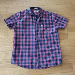 TOMMY JEANS チェック柄 半袖シャツ XL