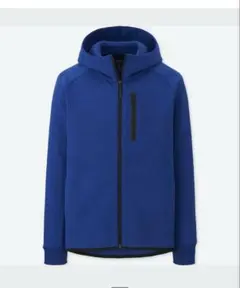 UNIQLO ドライストレッチフルジップパーカー 66 BLUE S パーカー