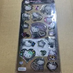 ハローキティ ドロップジェリーシール 黒 ギャル