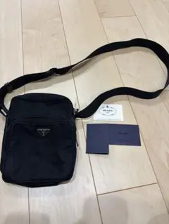PRADA 2VH059 ブラックショルダーバッグ 美品 - メルカリ