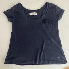 Abercrombie & Fitch 半袖Tシャツ ネイビー Sサイズのサムネイル