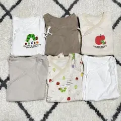綿100% ブランド　メーカー　コンビ肌着　50-60cm 6点　まとめ売り