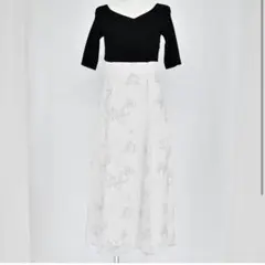 マーキュリーデュオ フラワードッキングコルセットワンピース