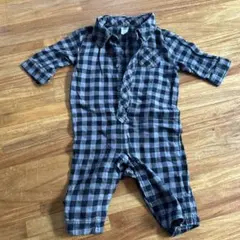 OLD NAVY チェック柄ロンパース 3-6M