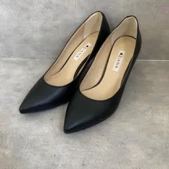 【美品】DIANA ダイアナ ポインテッドトゥ パンプス レザー 23cm