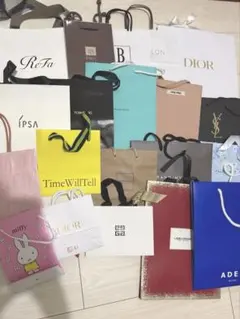 ショップ袋20枚セット - Dior, YSL, ReFa など