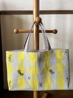 ハンドメイド　トートバッグ　ミナペルホネン choucho