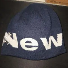 新品未使用 NEW YORK ニット帽 ネイビー ストリート y2k
