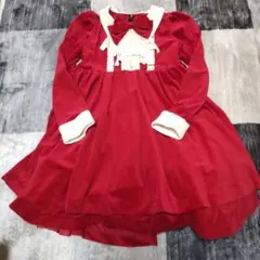 最終お値下げしました。おしゃれ 赤フォーマルドレス　ワンピース