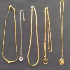【NINA RICCI入り】ネックレス 5点 まとめ売り（P/S刻印入り）