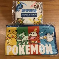 【新品•未開封】ポケモン ペンポーチ 筆箱 小物入れ とエコバッグ　非売品
