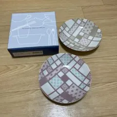 たち吉　京子町　ペア小皿　2枚