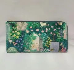 L字型ファスナーポーチ【ロングウォレット】 ユキエモン ハンドメイド