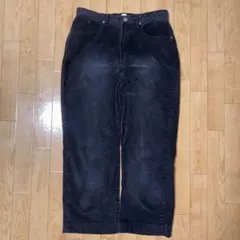 コーデュロイワイドパンツ stussy ストゥーシー 茶色ブラウン ズボン