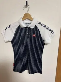le coq sportif ストライプ ポロシャツ