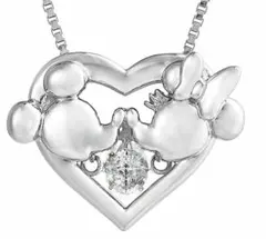 ミッキー　ミニー　ネックレス　ダンシングストーン