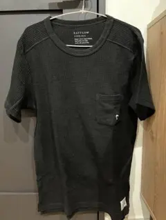 BAYFLOW ブラック ワッフルTシャツ