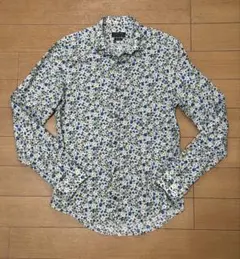 【新品未使用】 ZARA 花柄シャツ ブルーとグリーン