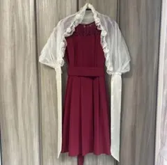 レッセパッセ　パーティードレス＆ショールセット