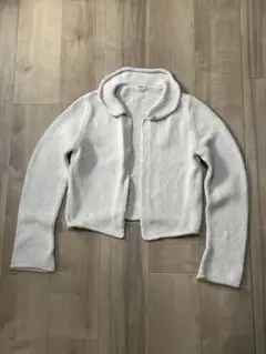 FOXEY BOUTIQUE アイボリー カーディガン 襟付きのサムネイル