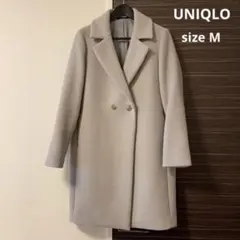 UNIQLO ロングコート グレー M