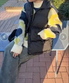 ネンネストア モヘアライクマーブルニット