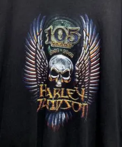 00's vintage HARLEY DAVIDSON スカルプリントTシャツ