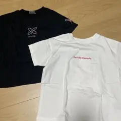 アニメTシャツ2枚セット（黒・白）130cm