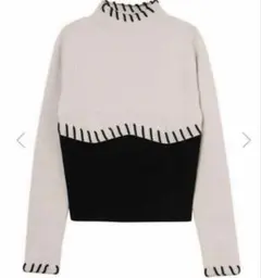 ニット/セーター melt the lady m nuance logo knit melt the lady Mニュアンスロゴニット ホワイト 完売品の通販 by モ