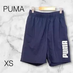 PUMA プーマ ハーフパンツ ジャージ【XS】ネイビー
