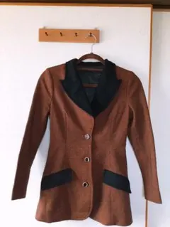 70年代 昭和レトロ 千鳥柄 フレアジャケット アウター ヴィンテージ レア