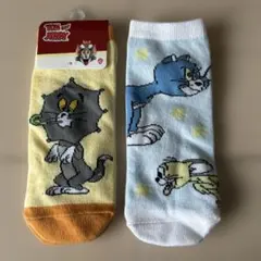 トムとジェリー キャラクターソックス 20-24cm 2足セットのサムネイル