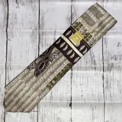 メンズ　ネクタイ　カジュアル　オシャレ　ビジネス　幾何学模様　アート　絹　金