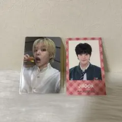 treasure ジフン はぴたんぶい コラボカフェ 東京 トレカ ステッカー