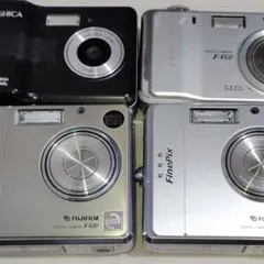 全損品ジャンクデジカメ4台セットまとめのサムネイル