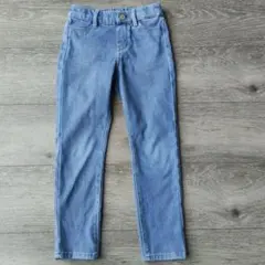 ライトブルー スリムフィット デニムパンツ