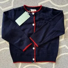 【新品】コンビミニ　ネイビー カーディガン 100cm