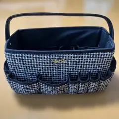 コスメ収納ケース ‪‪❤︎‬メイクボックス‪‪❤︎‬多機能 チェック柄♡お安く‼️のサムネイル