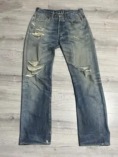 LEVI’S 501XX EURO トルコ製 復刻 ダメージデニム