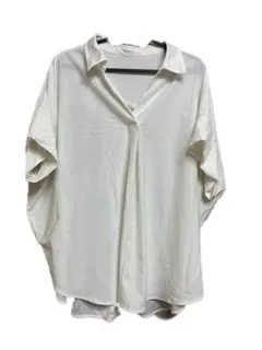 オーバーサイズ ホワイト 半袖シャツ M