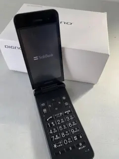 京セラ　ガラホ　DIGNO® ケータイ4 初期化済　ブラック