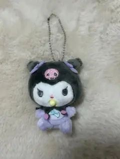 サンリオ クロミ 哺乳瓶 マスコット キーホルダー