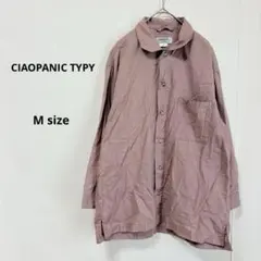 CIAOPANIC TYPY リネンブレンド　オーバーサイズシャツ　M ピンクのサムネイル