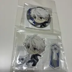 ブルーロック アニメイト 特典 アクリルスタンド 缶バッジ セット 凪誠士郎