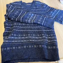 TOMMY HILFIGER ネイビー Vネックセーター S