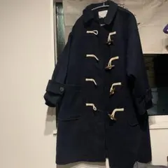 新品ehka sopo ネイビー ロングダッフルコート フリーサイズ